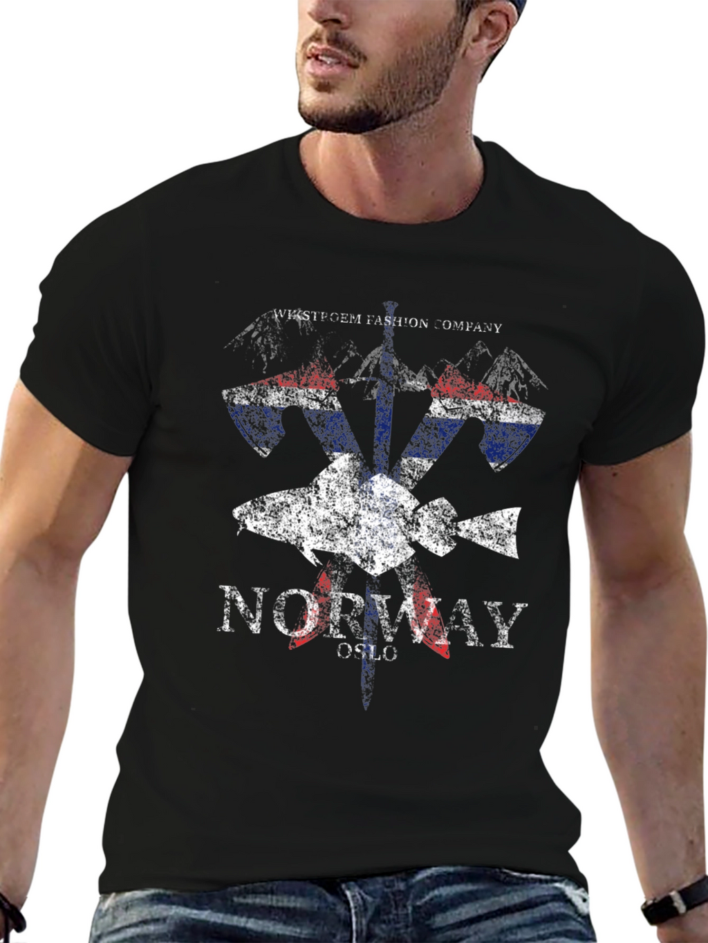 Norway Fish Flag Graphic Tee