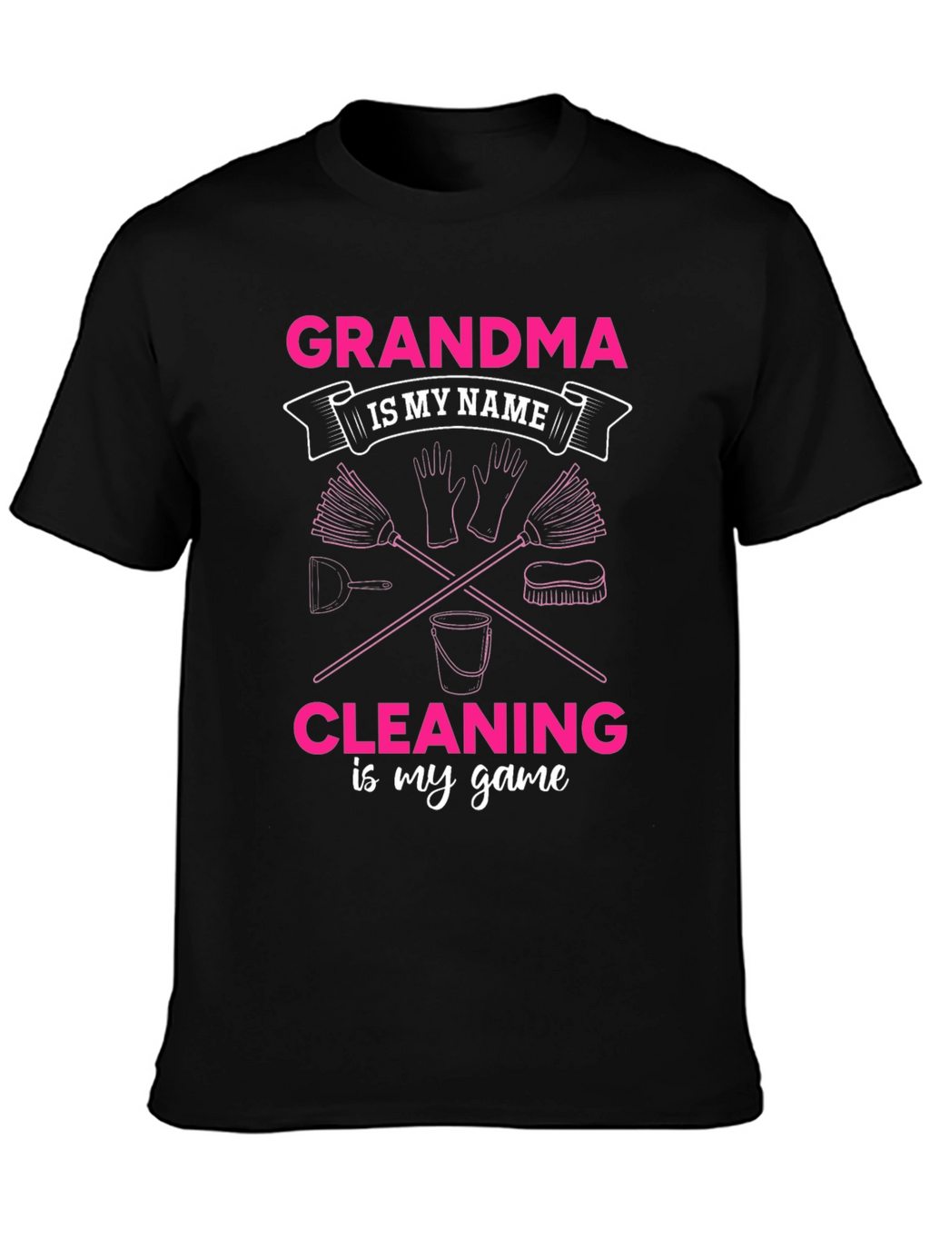 Grandma Cleaning Game T-Shirt