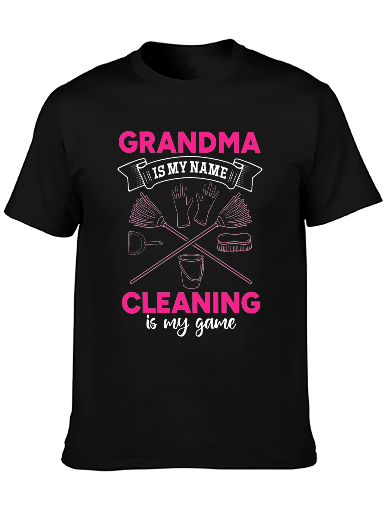 Grandma Cleaning Game T-Shirt