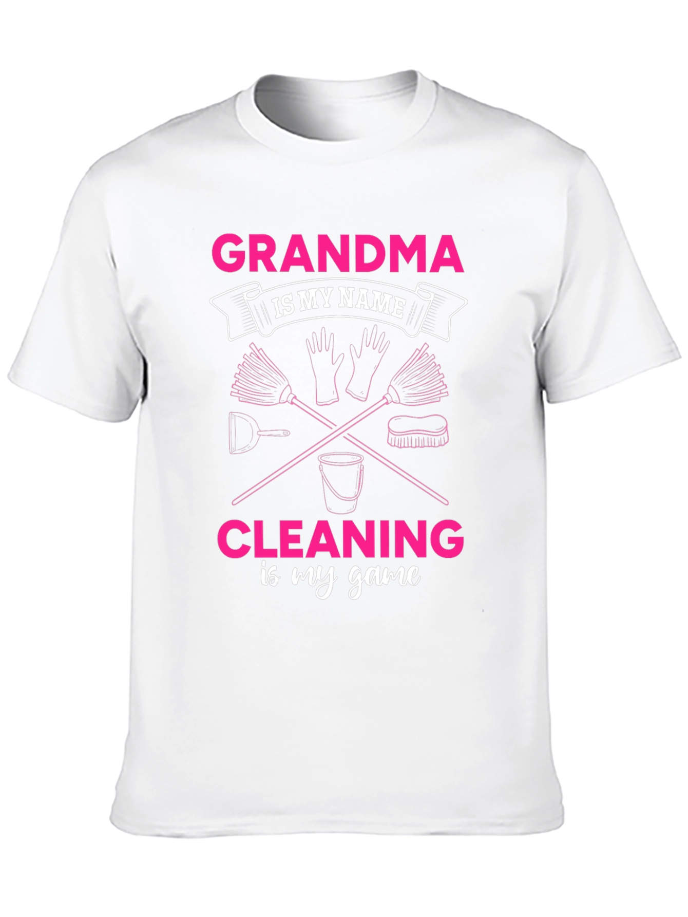 Grandma Cleaning Game T-Shirt