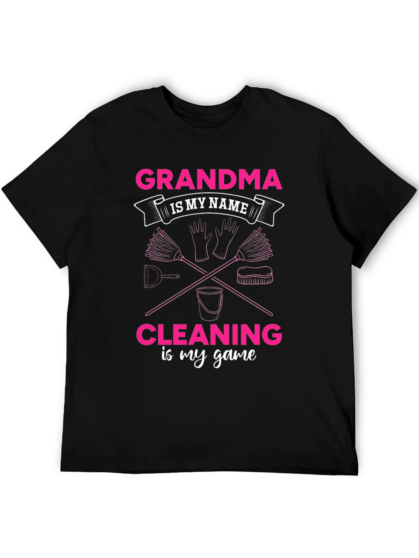 Grandma Cleaning Game T-Shirt