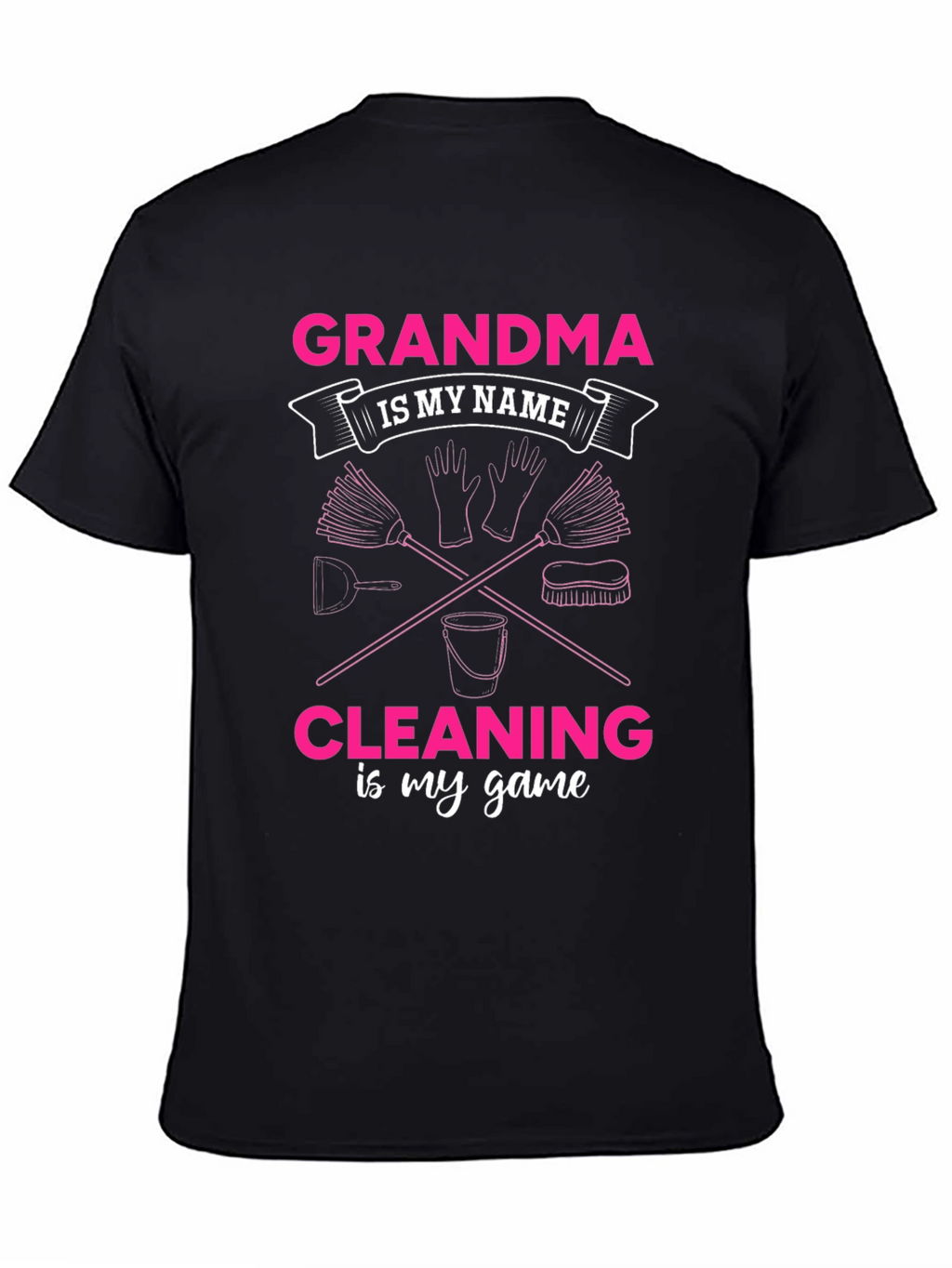 Grandma Cleaning Game T-Shirt
