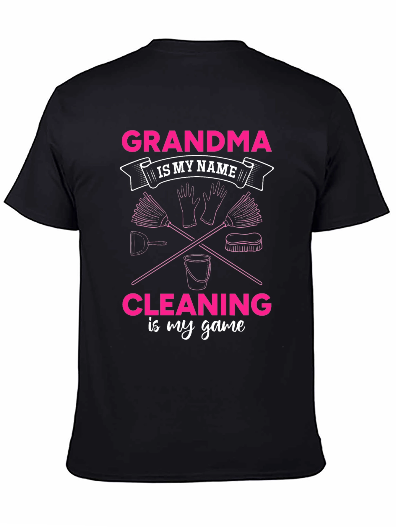 Grandma Cleaning Game T-Shirt
