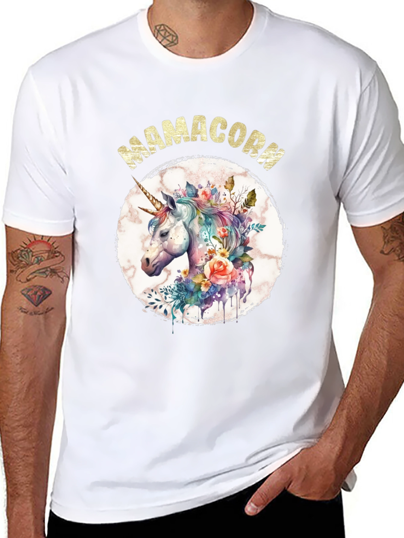 Mamacorn Unicorn Graphic T-Shirt