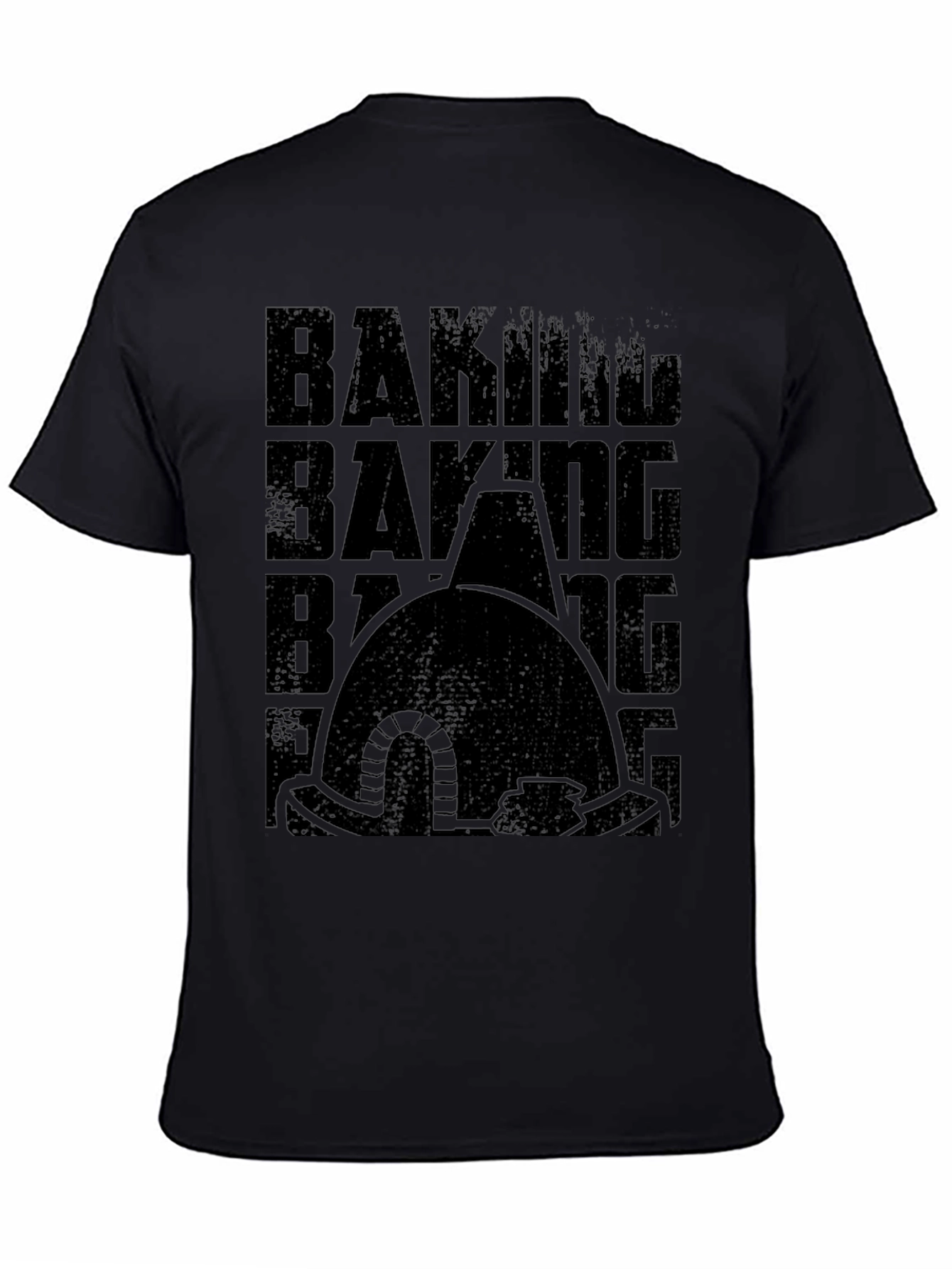 Baking Oven Graphic Black T-Shirt