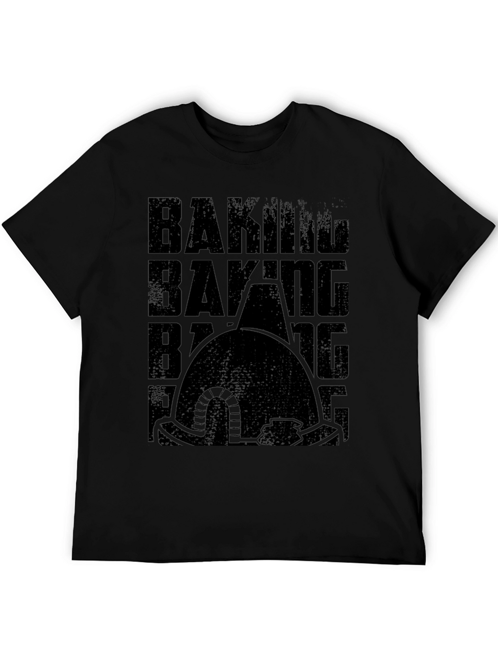 Baking Oven Graphic Black T-Shirt