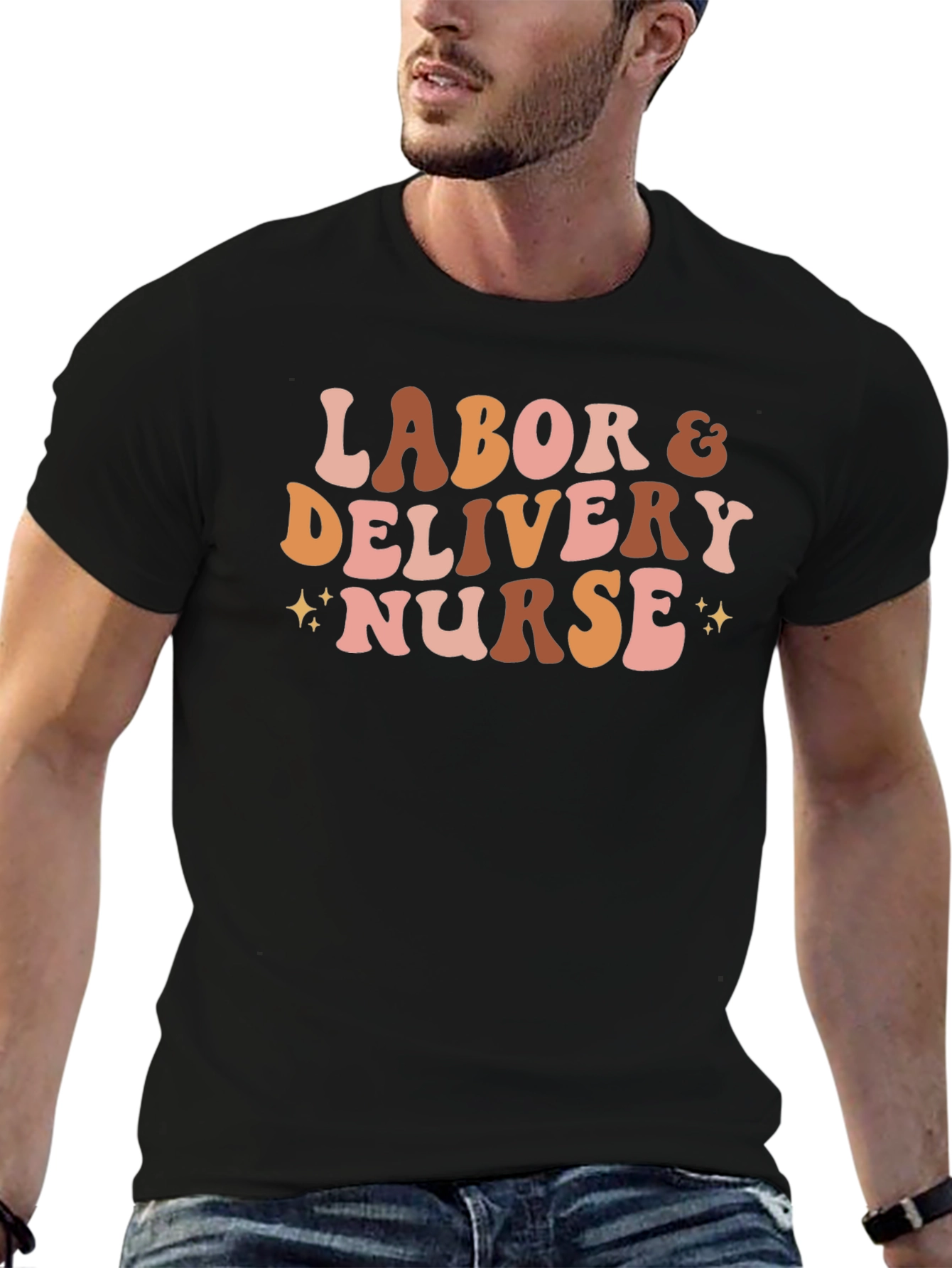 Labor & Delivery Nurse T-Shirt - Retro Style