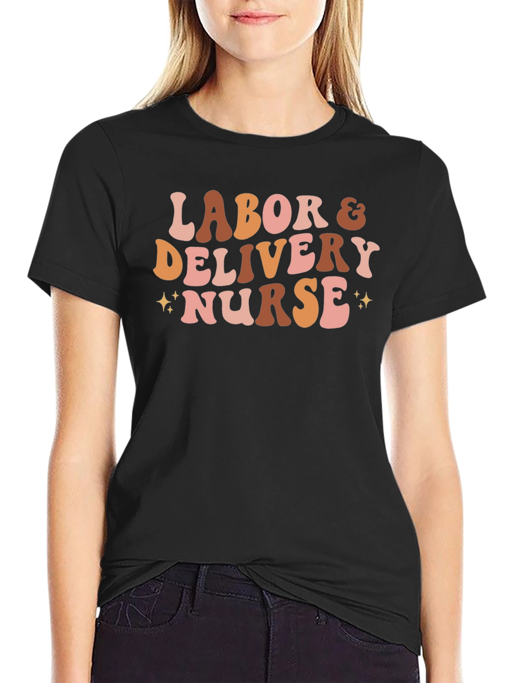 Labor & Delivery Nurse T-Shirt - Retro Style