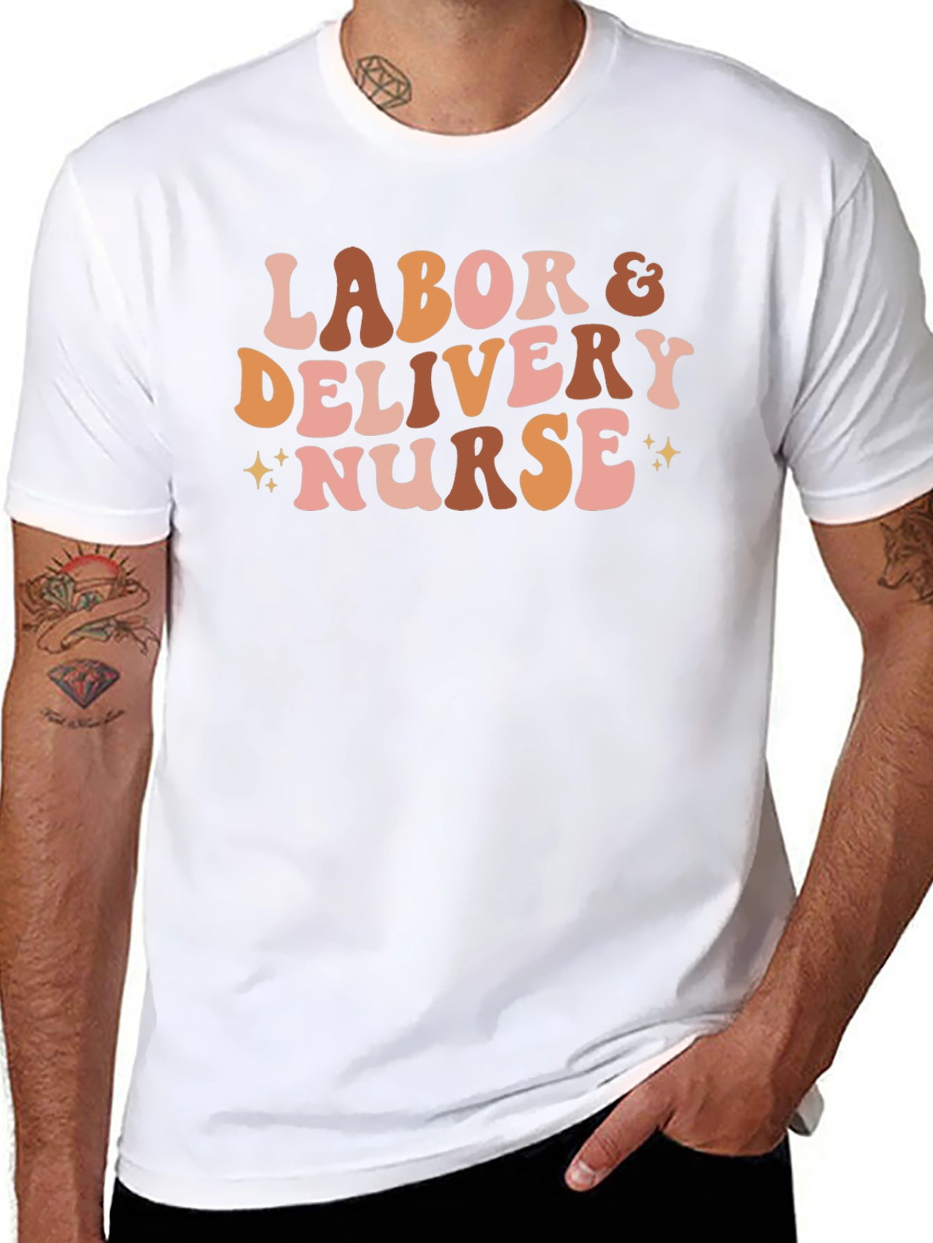 Labor & Delivery Nurse T-Shirt - Retro Style