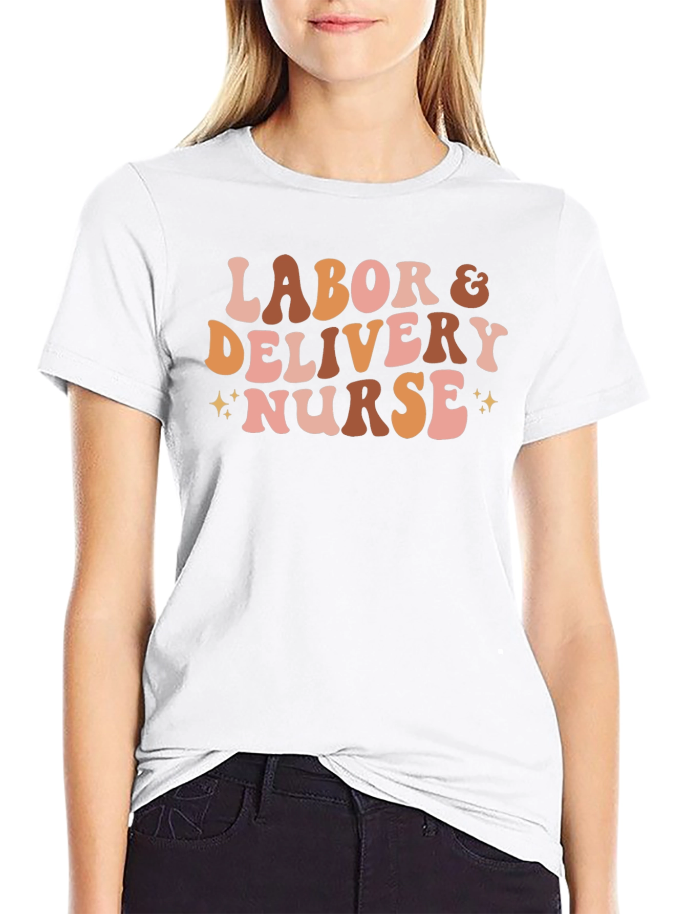 Labor & Delivery Nurse T-Shirt - Retro Style