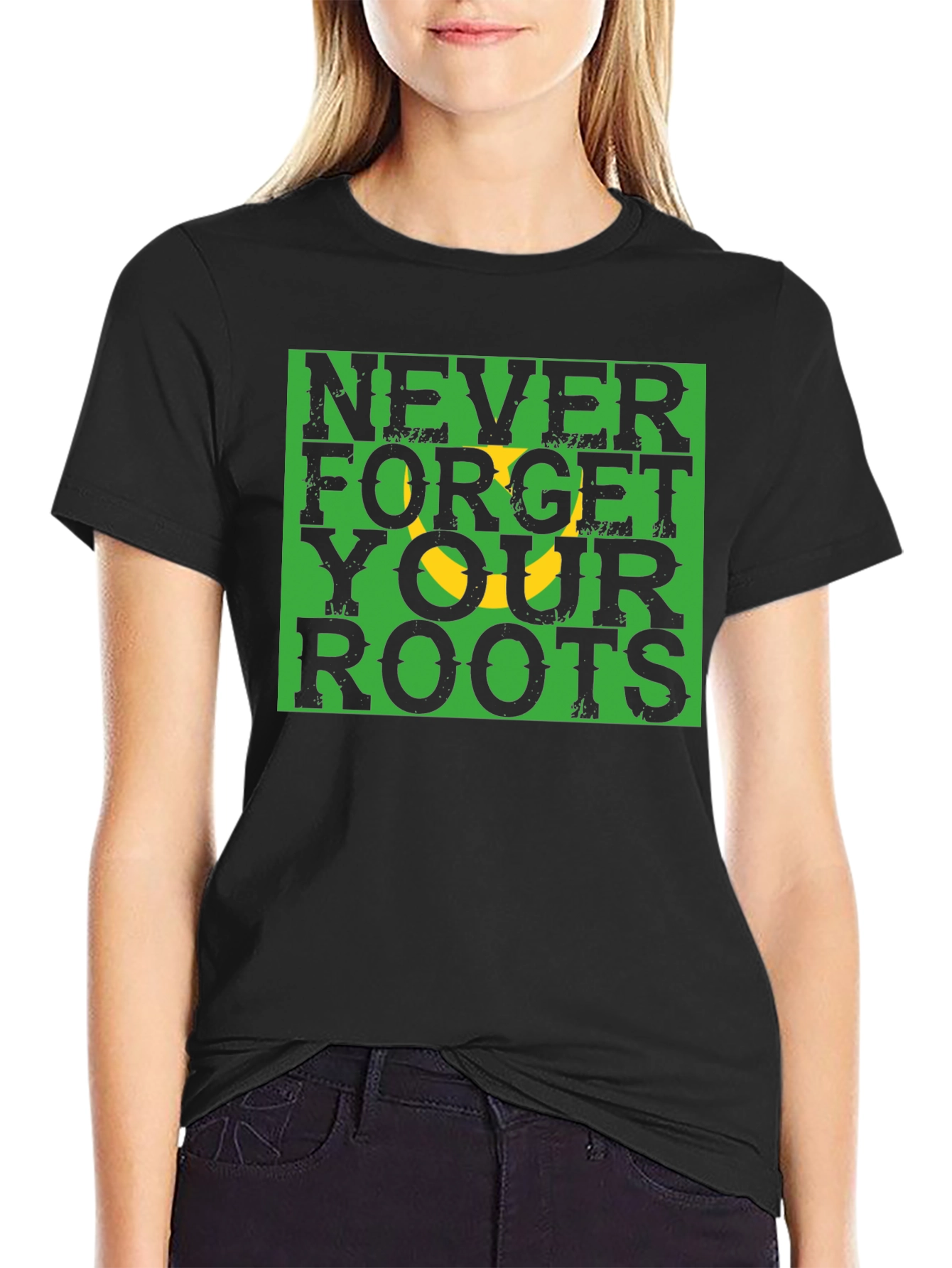 Never Forget Roots Graphic Tee