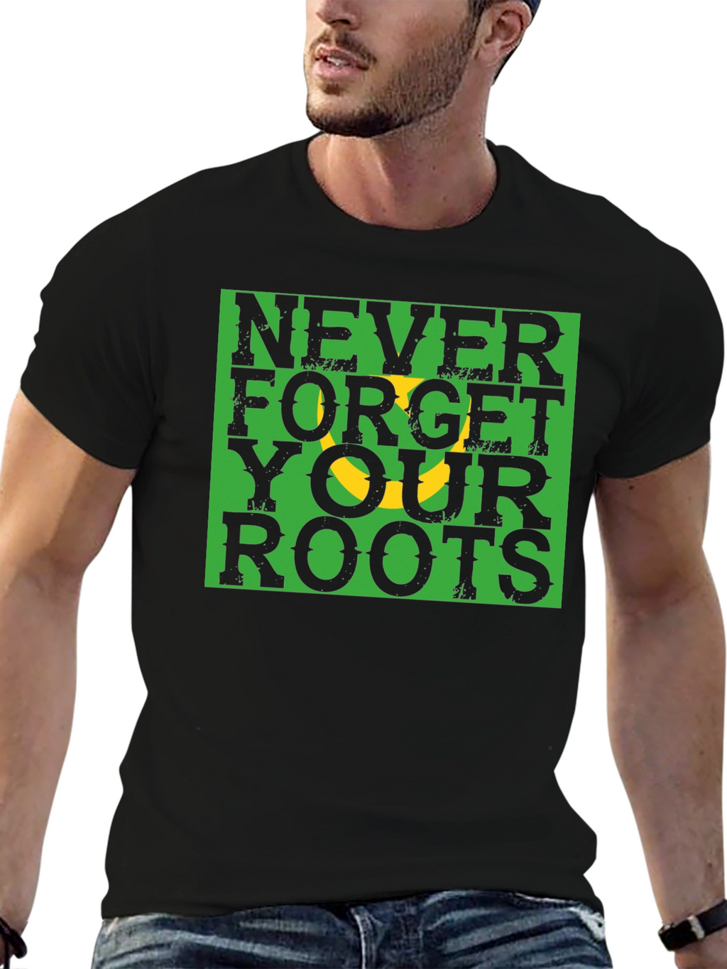 Never Forget Roots Graphic Tee