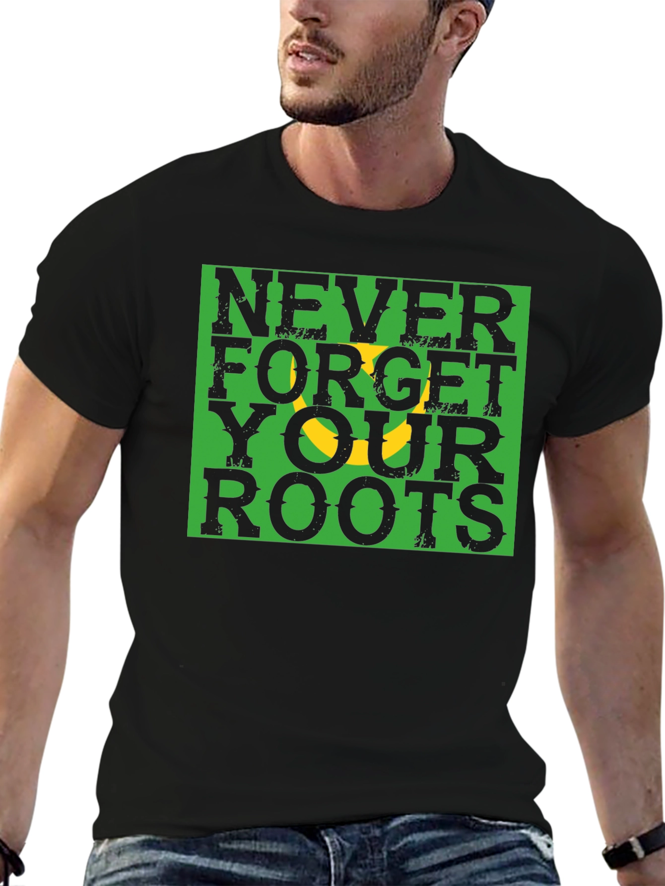 Never Forget Roots Graphic Tee