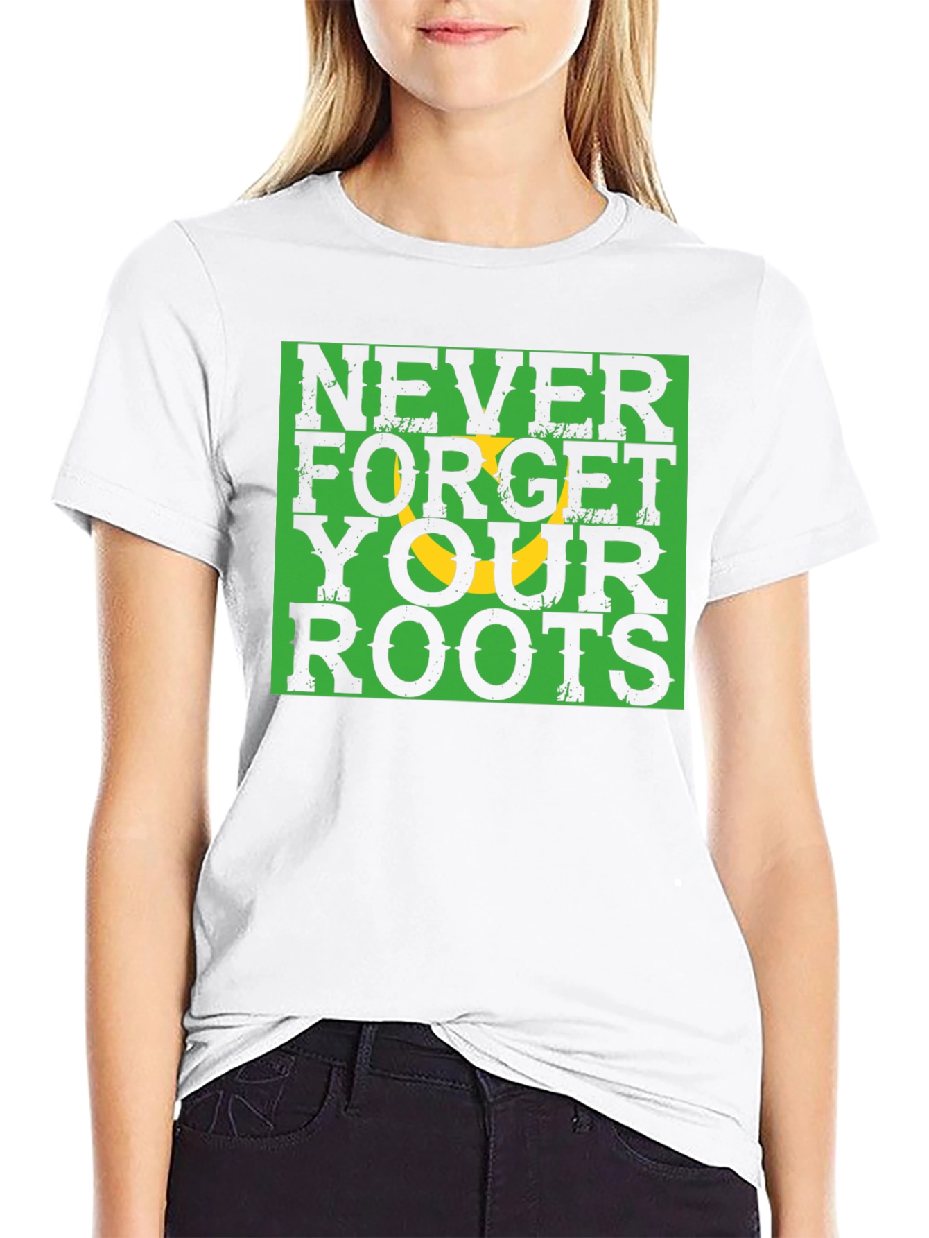 Never Forget Roots Graphic Tee