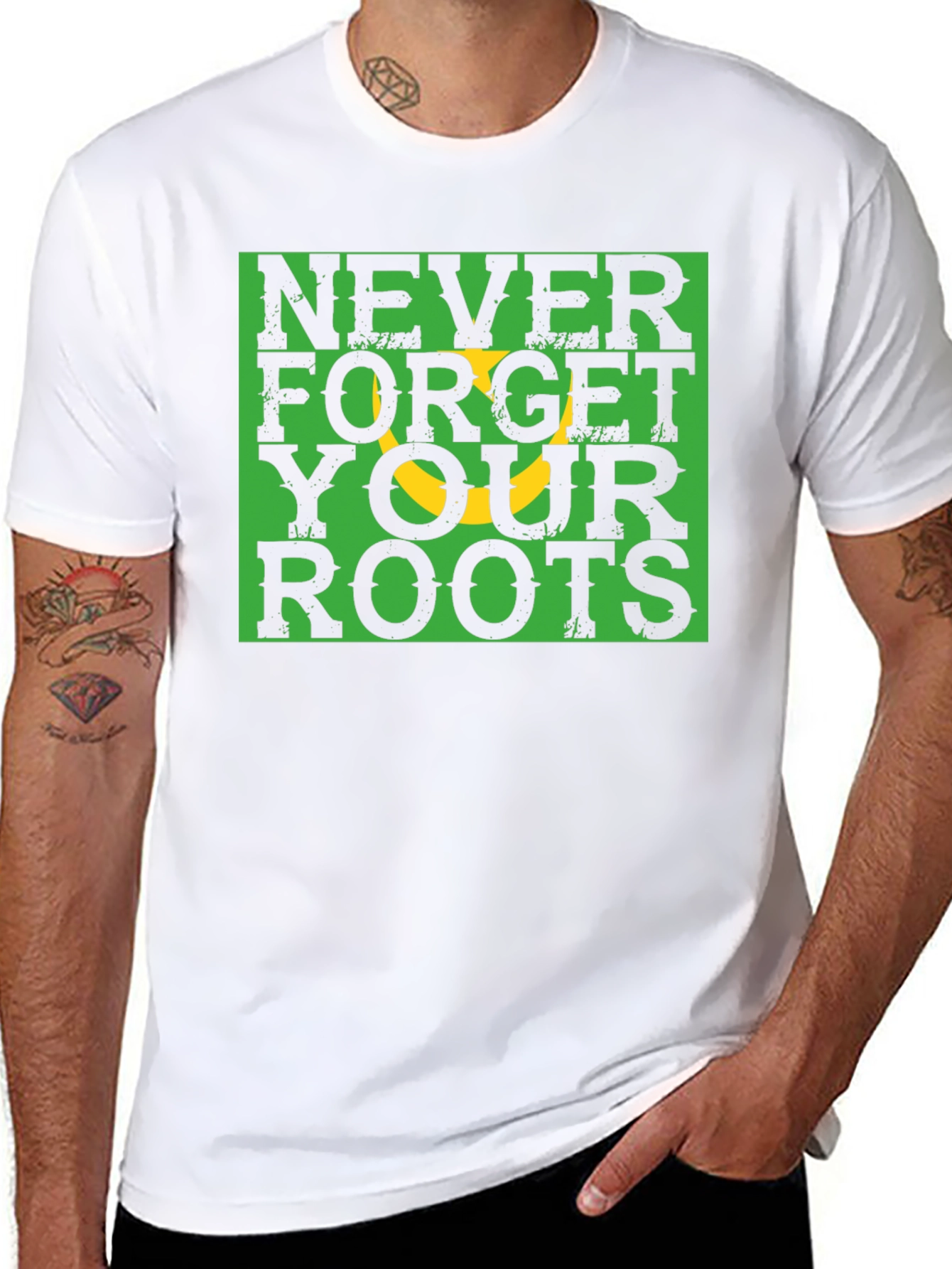 Never Forget Roots Graphic Tee