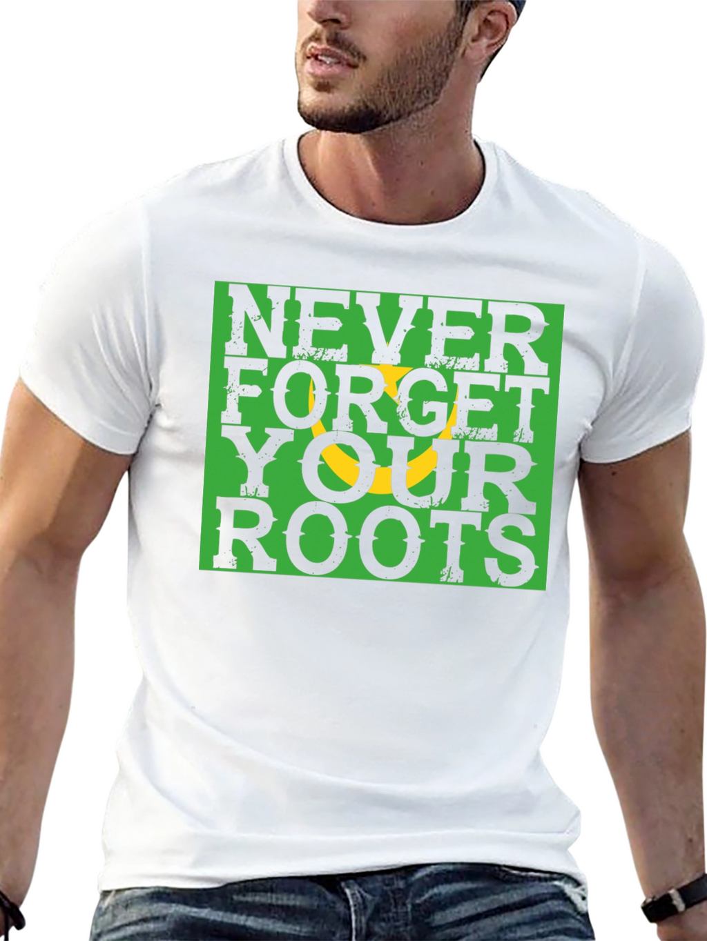 Never Forget Roots Graphic Tee