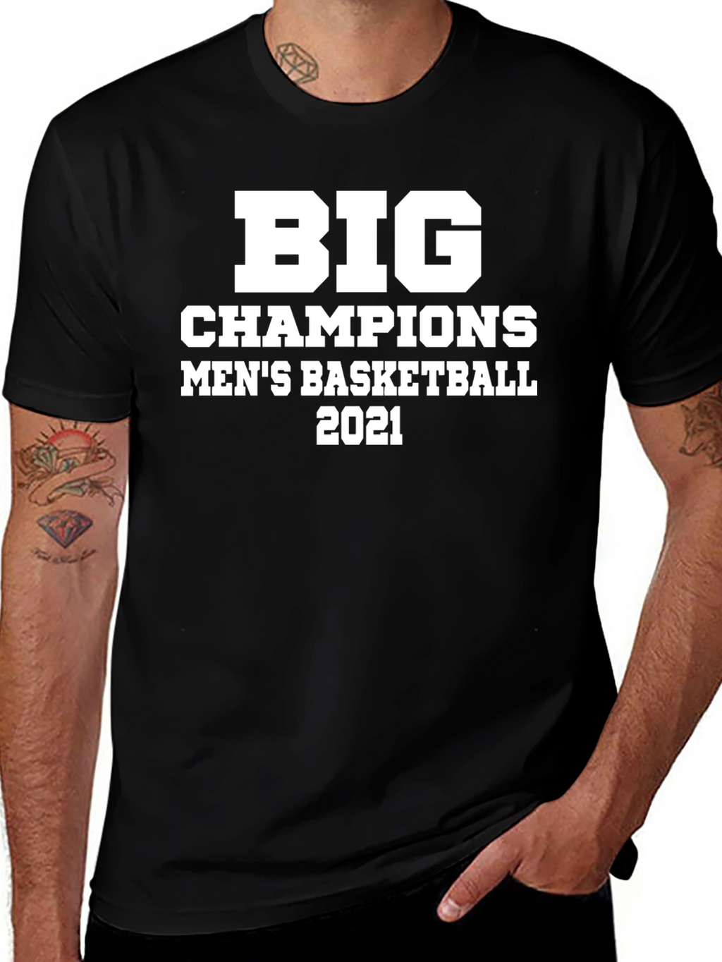 Big Champions Mens Basketball 2021 T-Shirt
