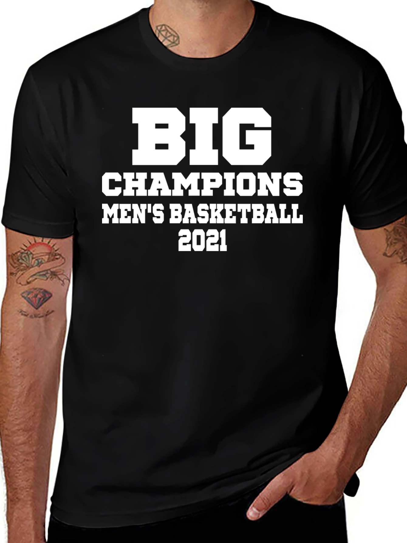 Big Champions Mens Basketball 2021 T-Shirt
