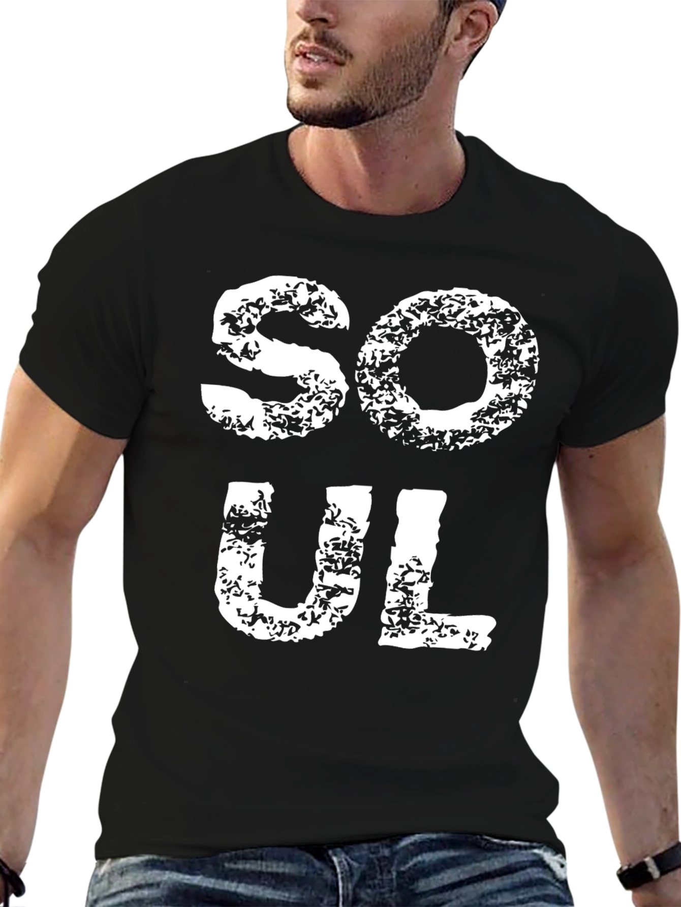 Soul T-Shirt - Distressed Print Tee