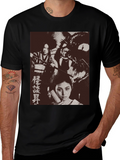 Japanese Horror Movie Graphic Tee - Black