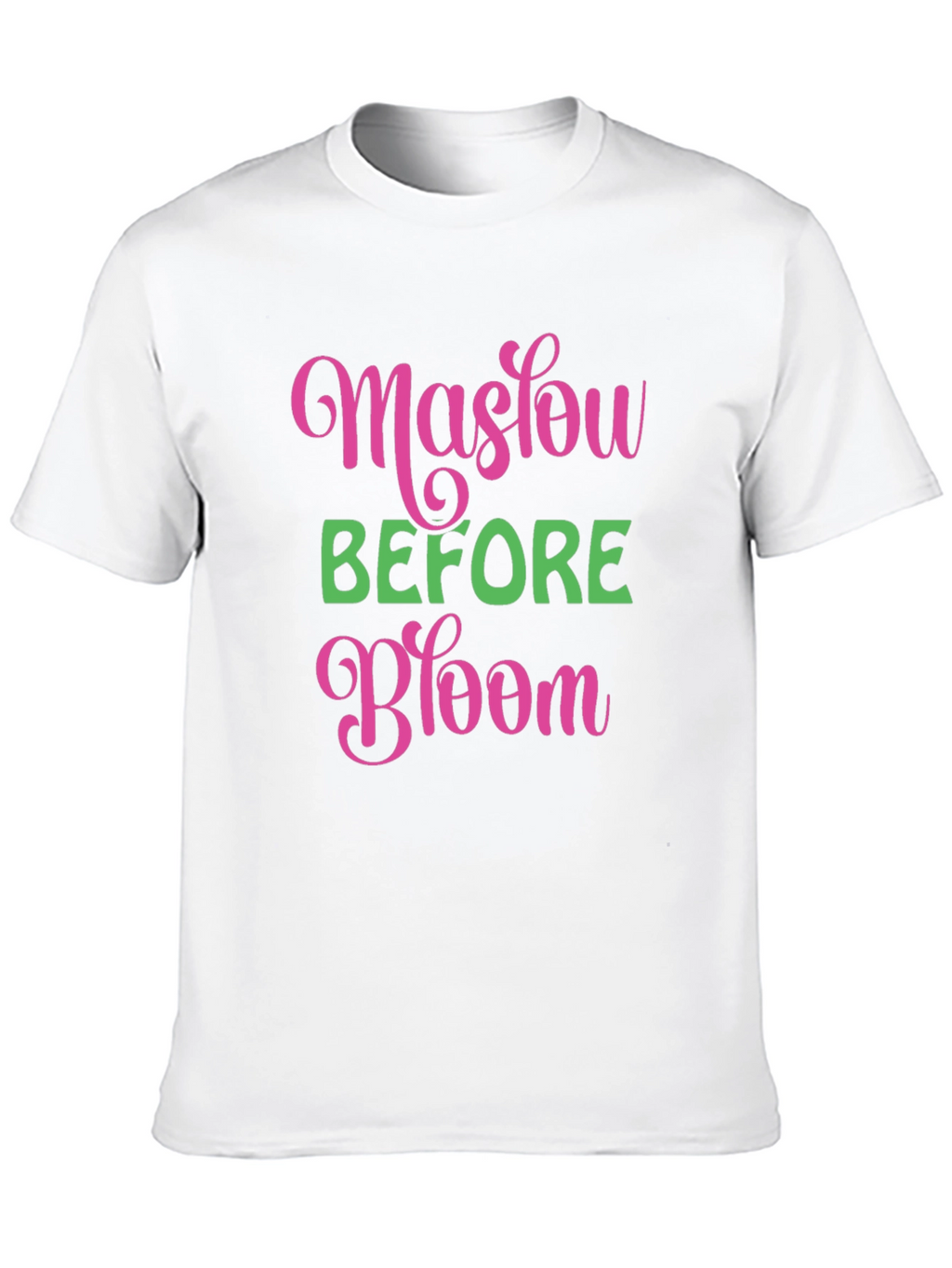Maslow Before Bloom Black T-Shirt