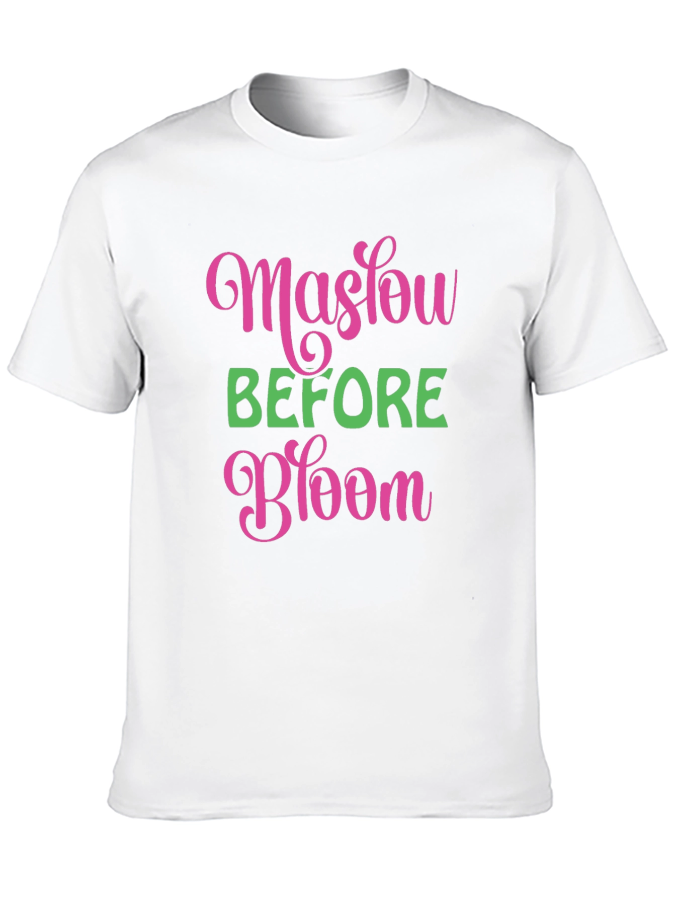 Maslow Before Bloom Black T-Shirt