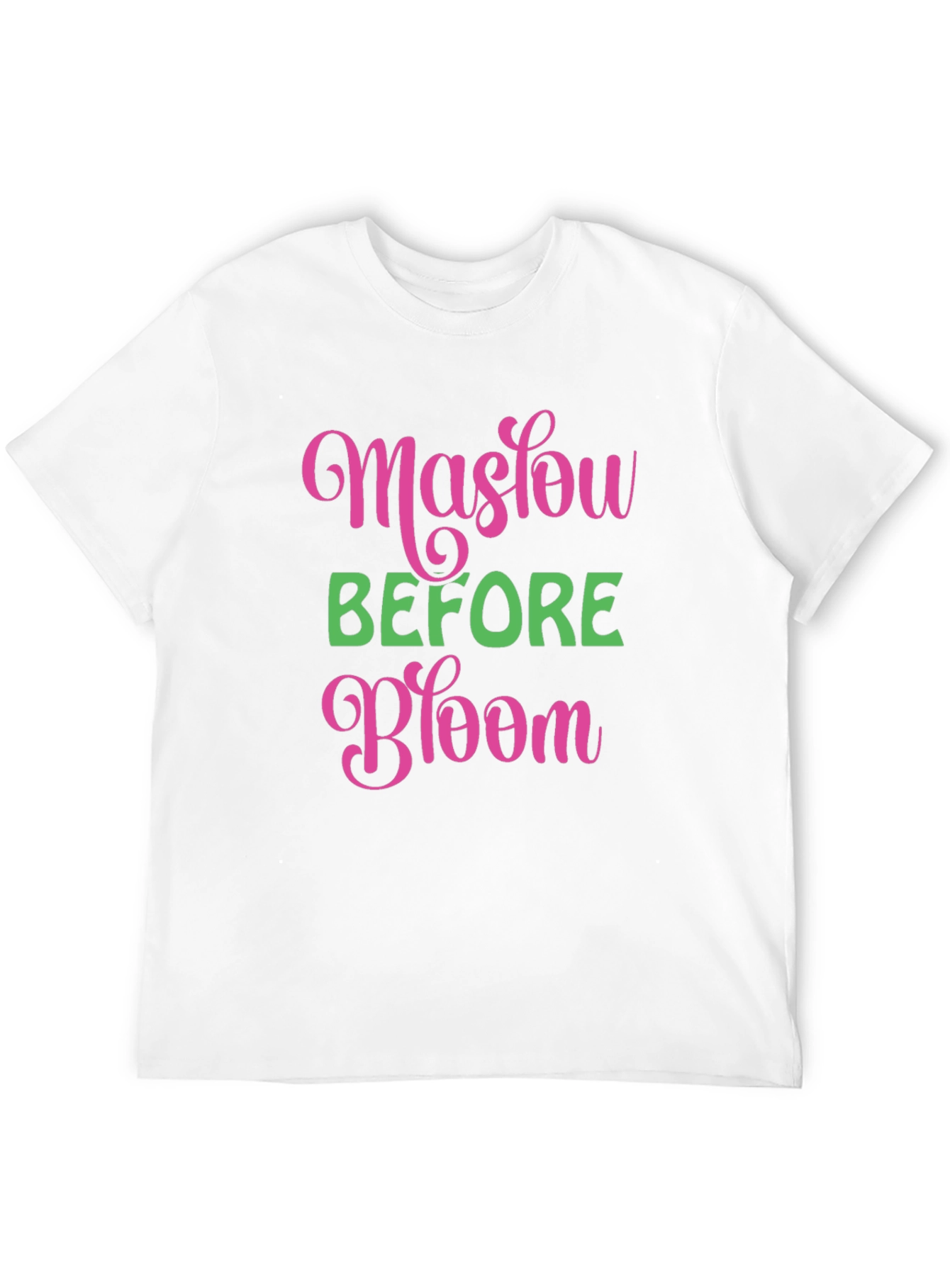 Maslow Before Bloom Black T-Shirt