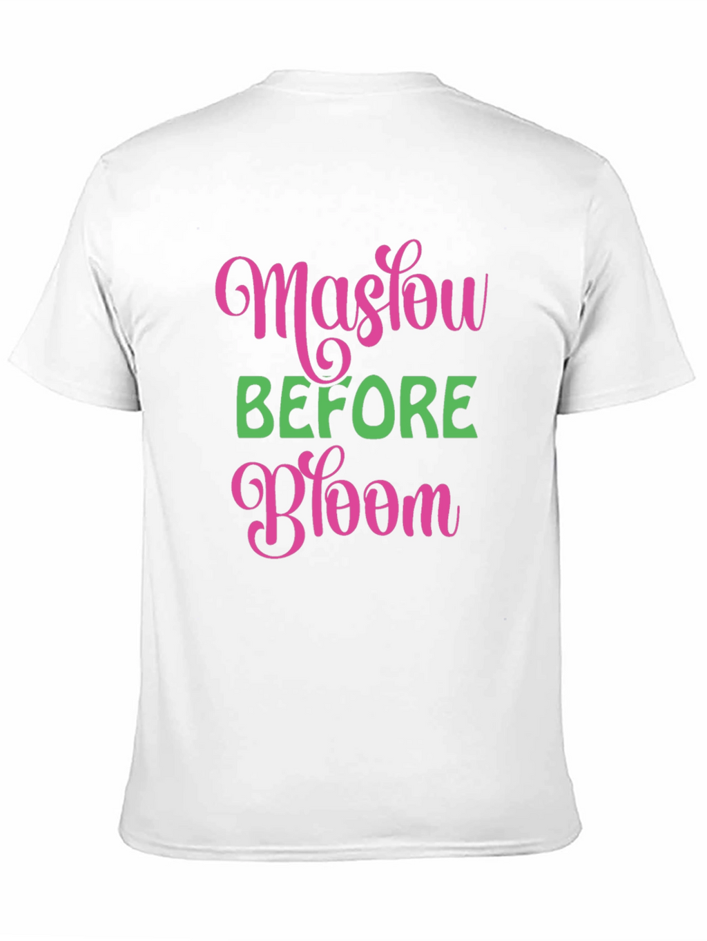 Maslow Before Bloom Black T-Shirt