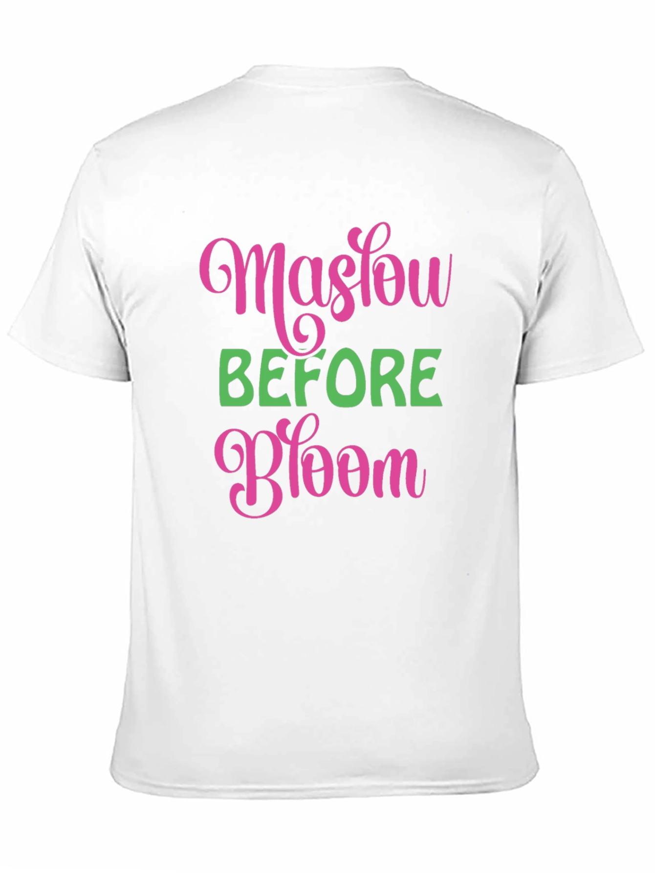 Maslow Before Bloom Black T-Shirt