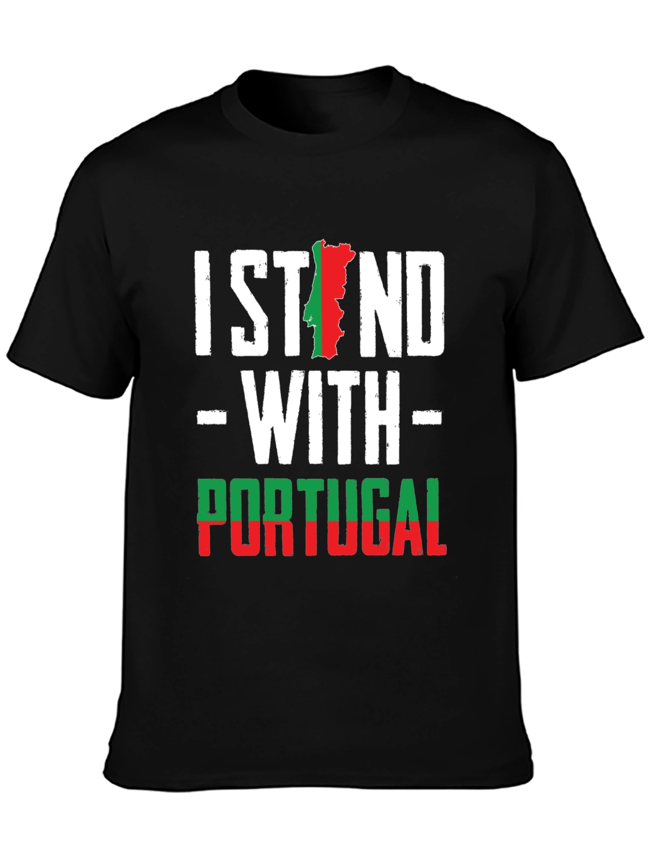 I Stand With Portugal T-Shirt - Portugal Flag