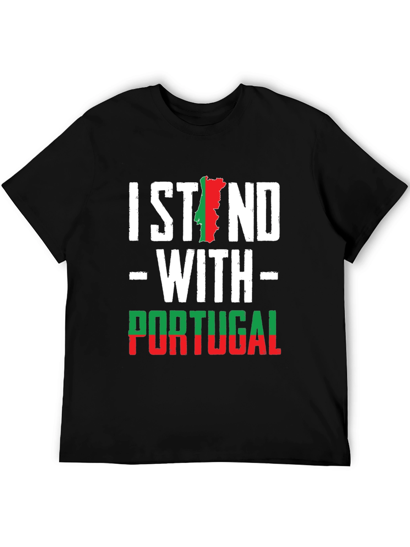 I Stand With Portugal T-Shirt - Portugal Flag