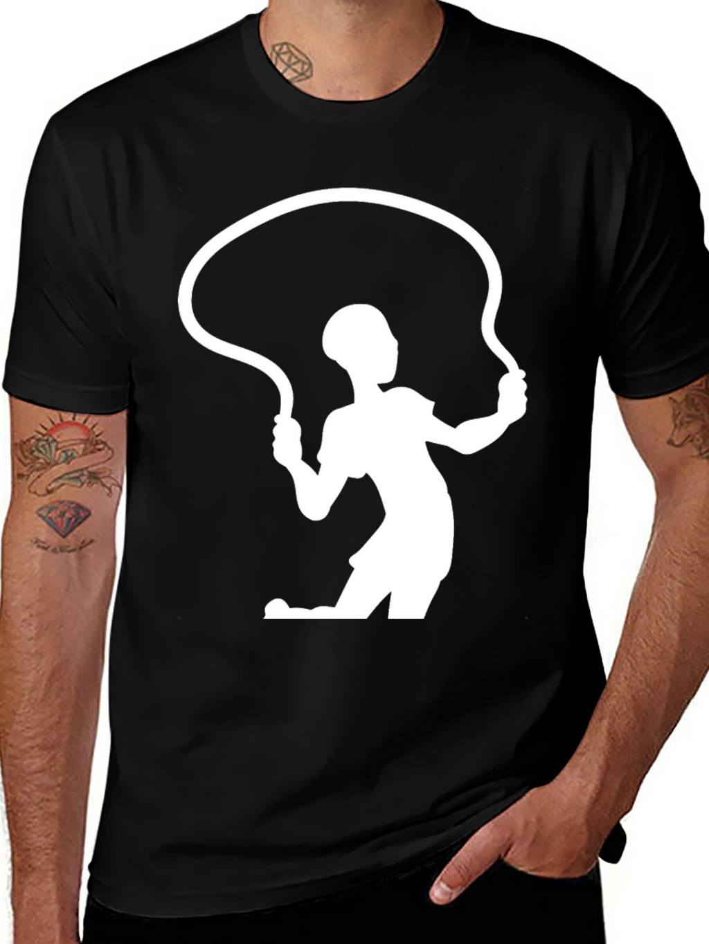 Jump Rope Silhouette T-Shirt
