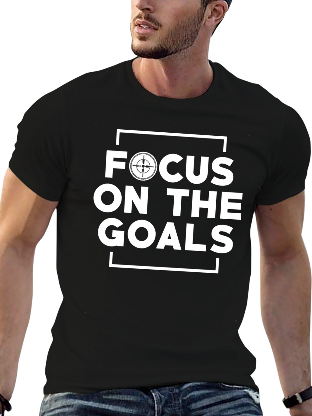 Focus On The Goals Graphic T-Shirt