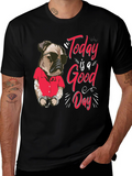 Today is a Good Day Pug Graphic T-Shirt
