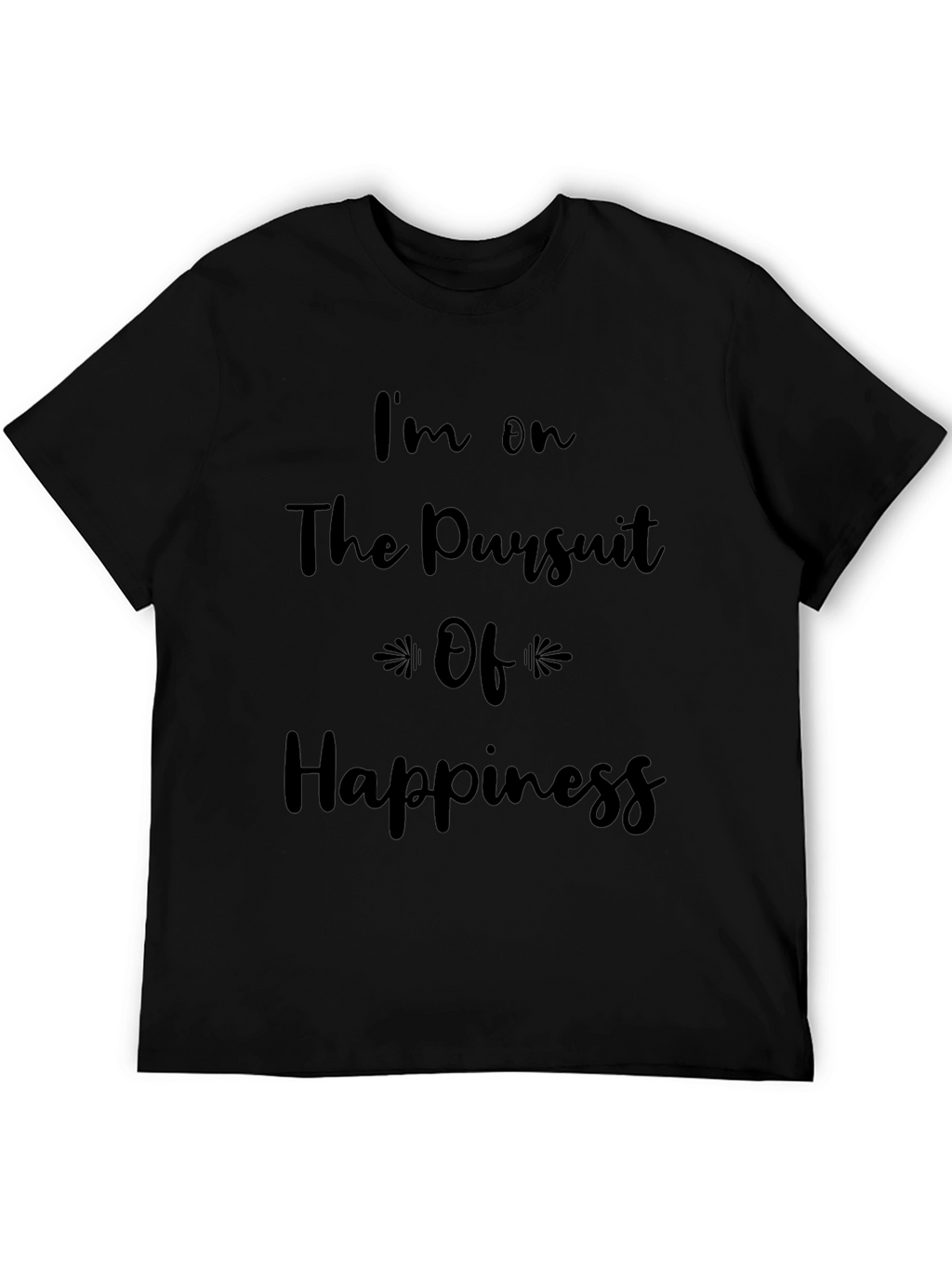 Pursuit of Happiness Graphic Tee - Black