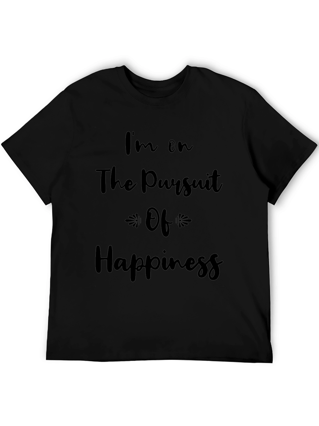 Pursuit of Happiness Graphic Tee - Black