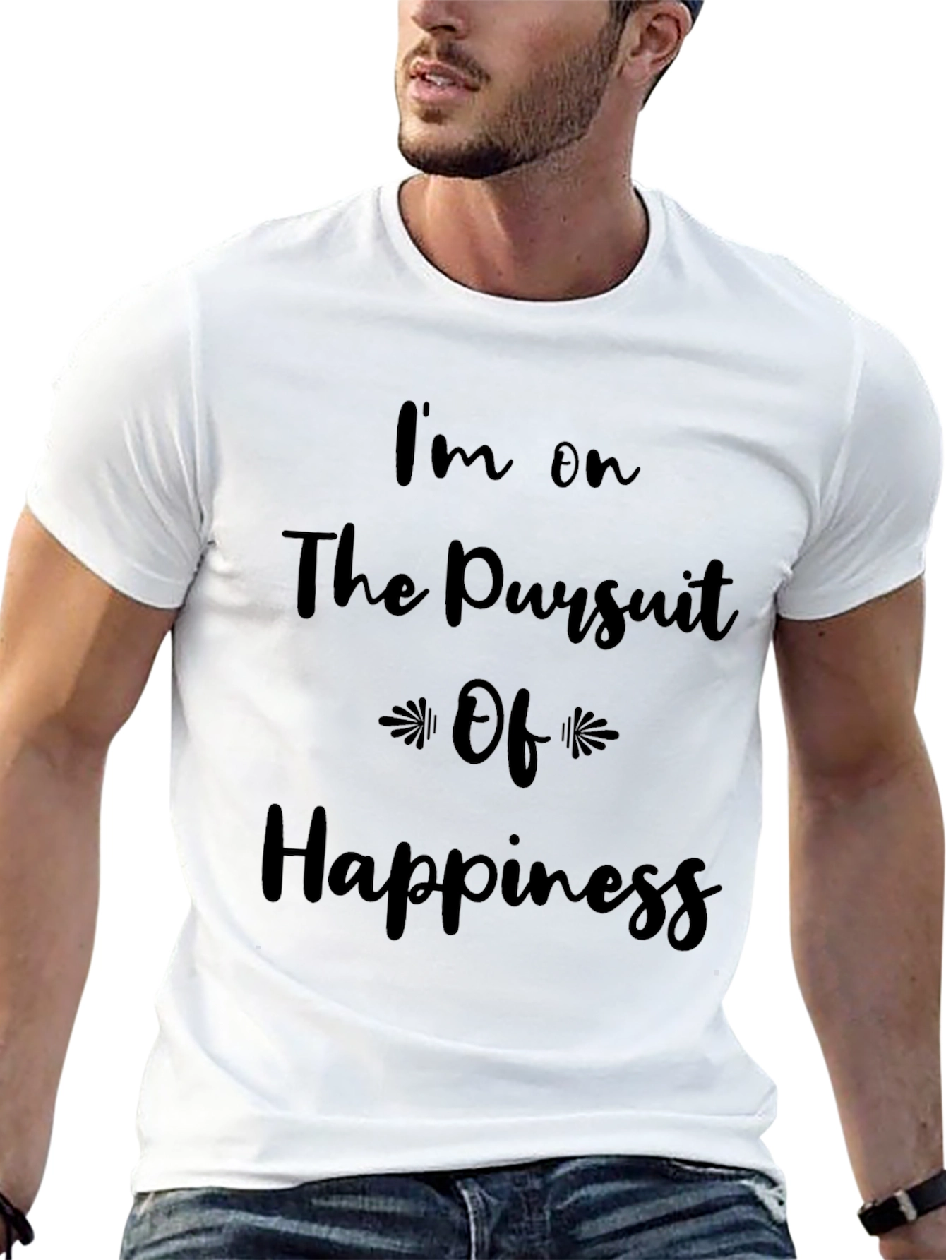 Pursuit of Happiness Graphic Tee - Black