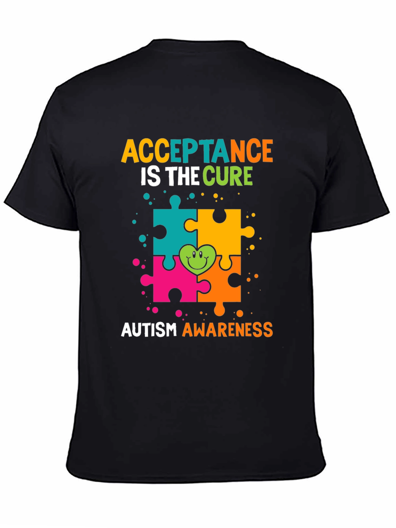 Autism Awareness T-Shirt - Acceptance Is The Cure