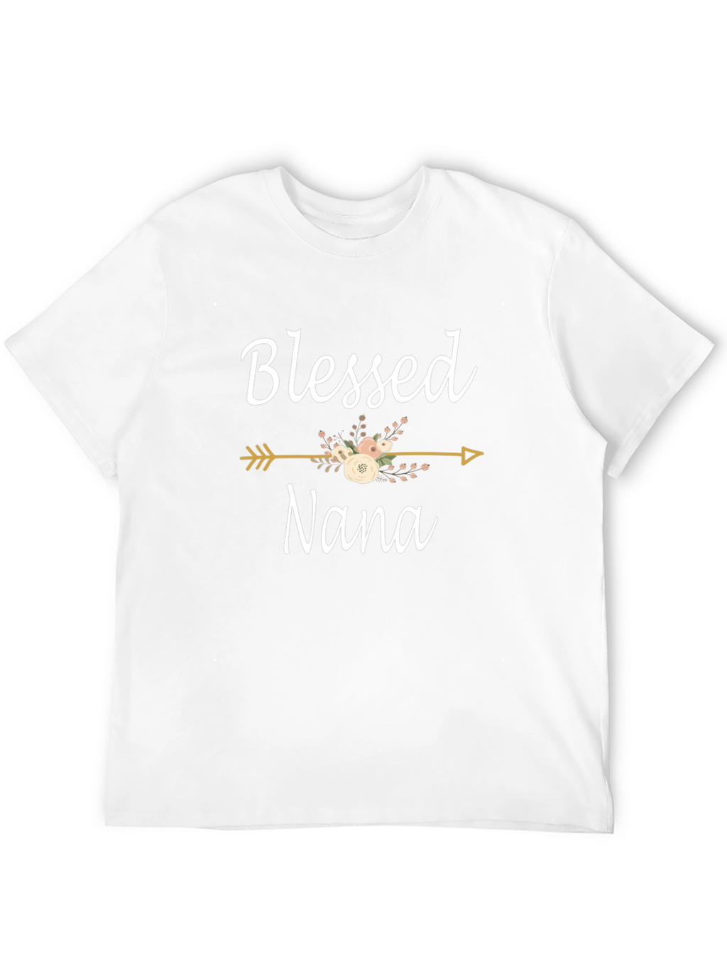 Blessed Nana Floral Arrow T-Shirt