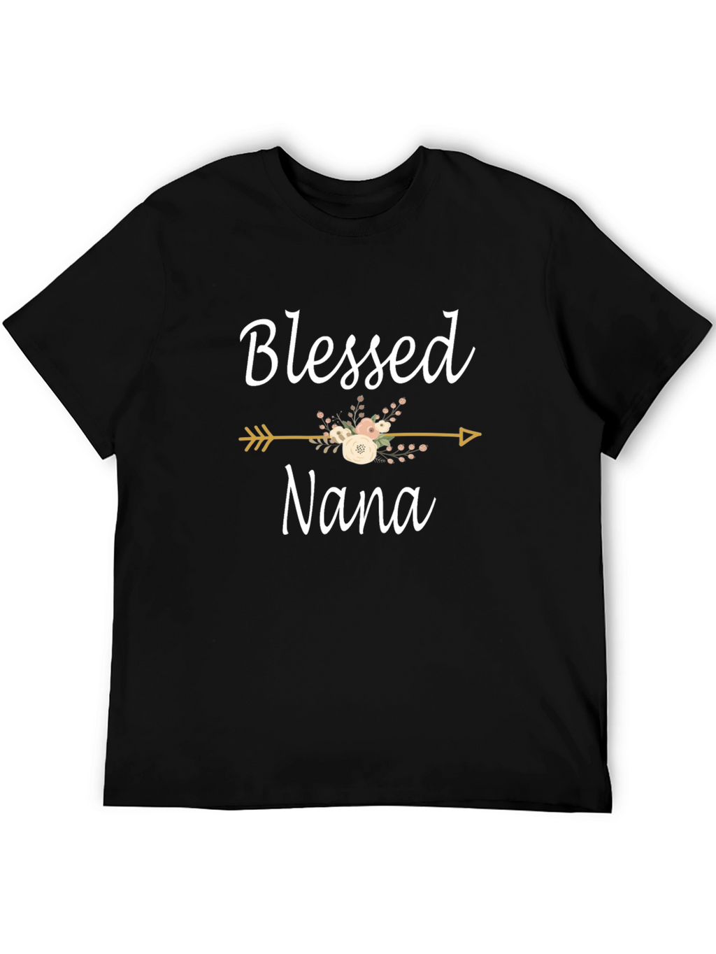 Blessed Nana Floral Arrow T-Shirt