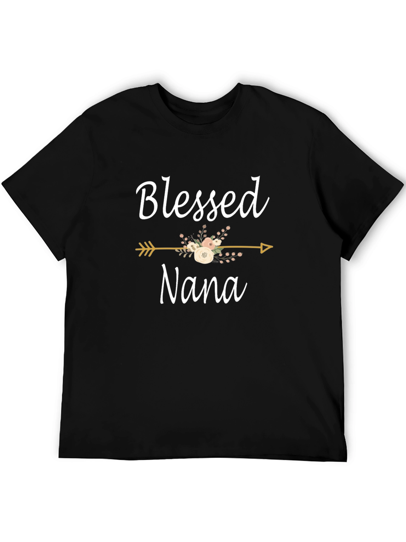 Blessed Nana Floral Arrow T-Shirt