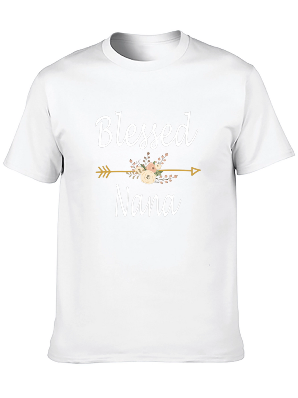 Blessed Nana Floral Arrow T-Shirt