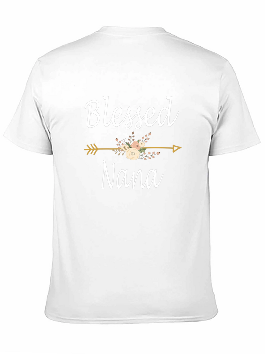 Blessed Nana Floral Arrow T-Shirt