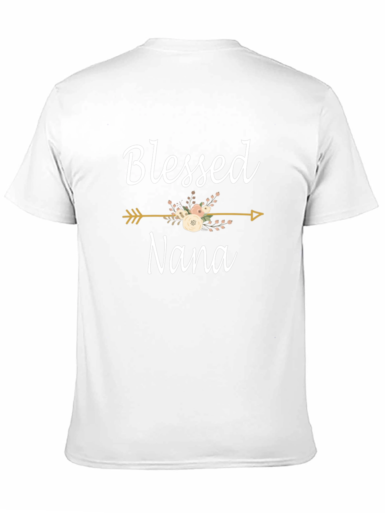 Blessed Nana Floral Arrow T-Shirt