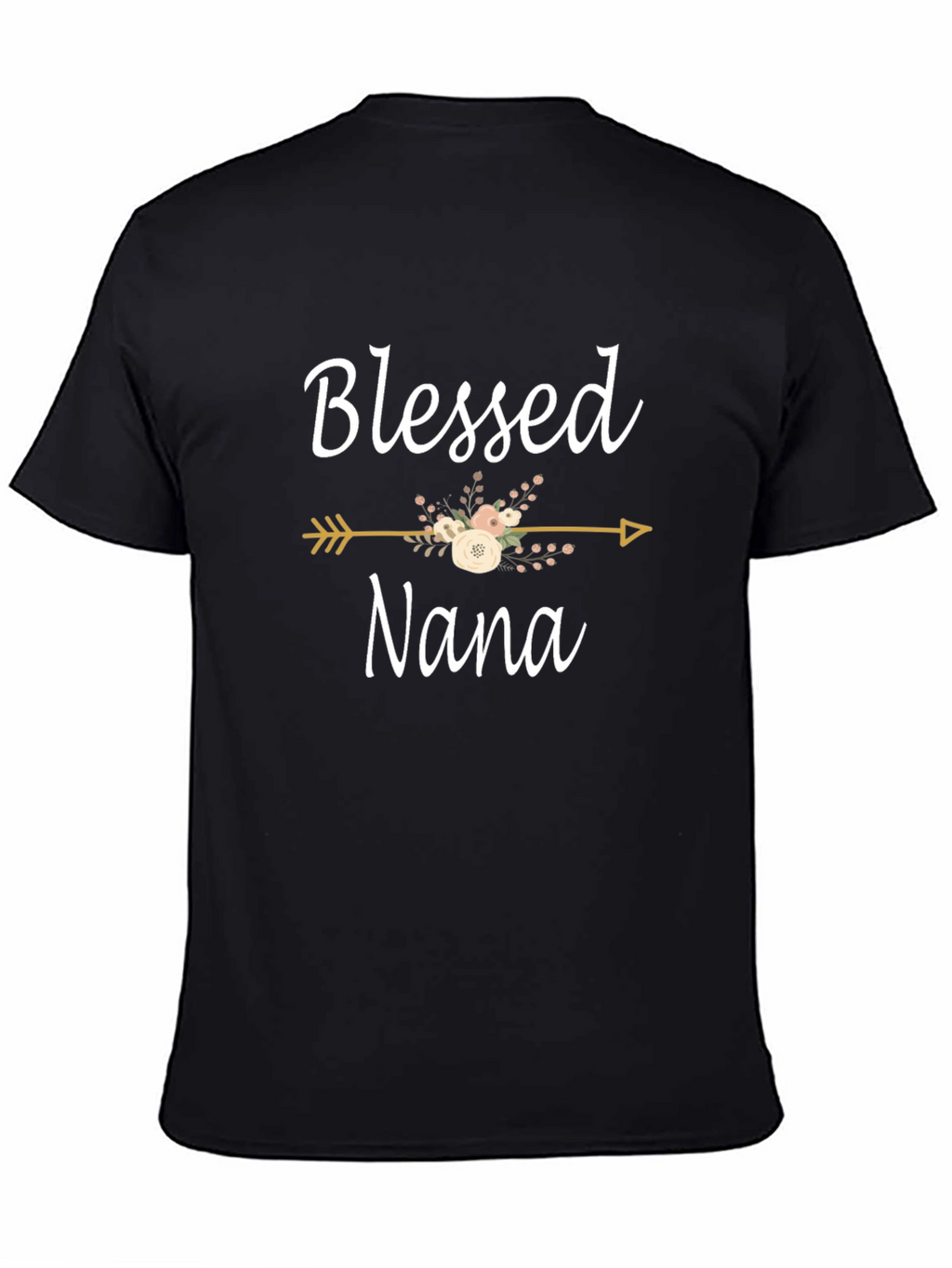 Blessed Nana Floral Arrow T-Shirt