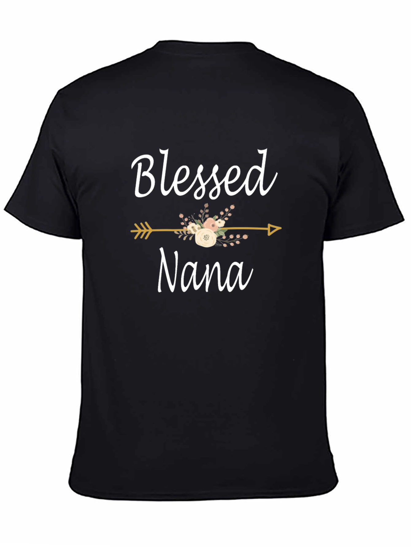 Blessed Nana Floral Arrow T-Shirt