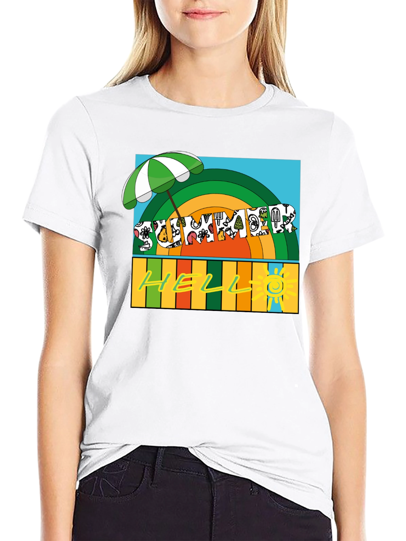 Summer Hello Graphic Tee