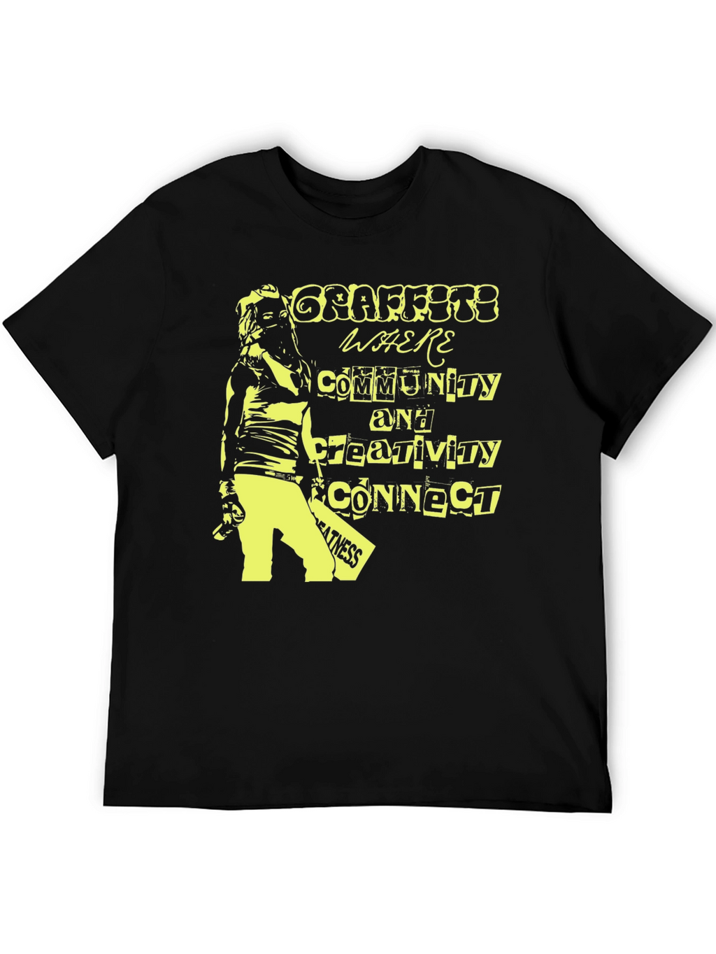 Graffiti Community T-Shirt - Black