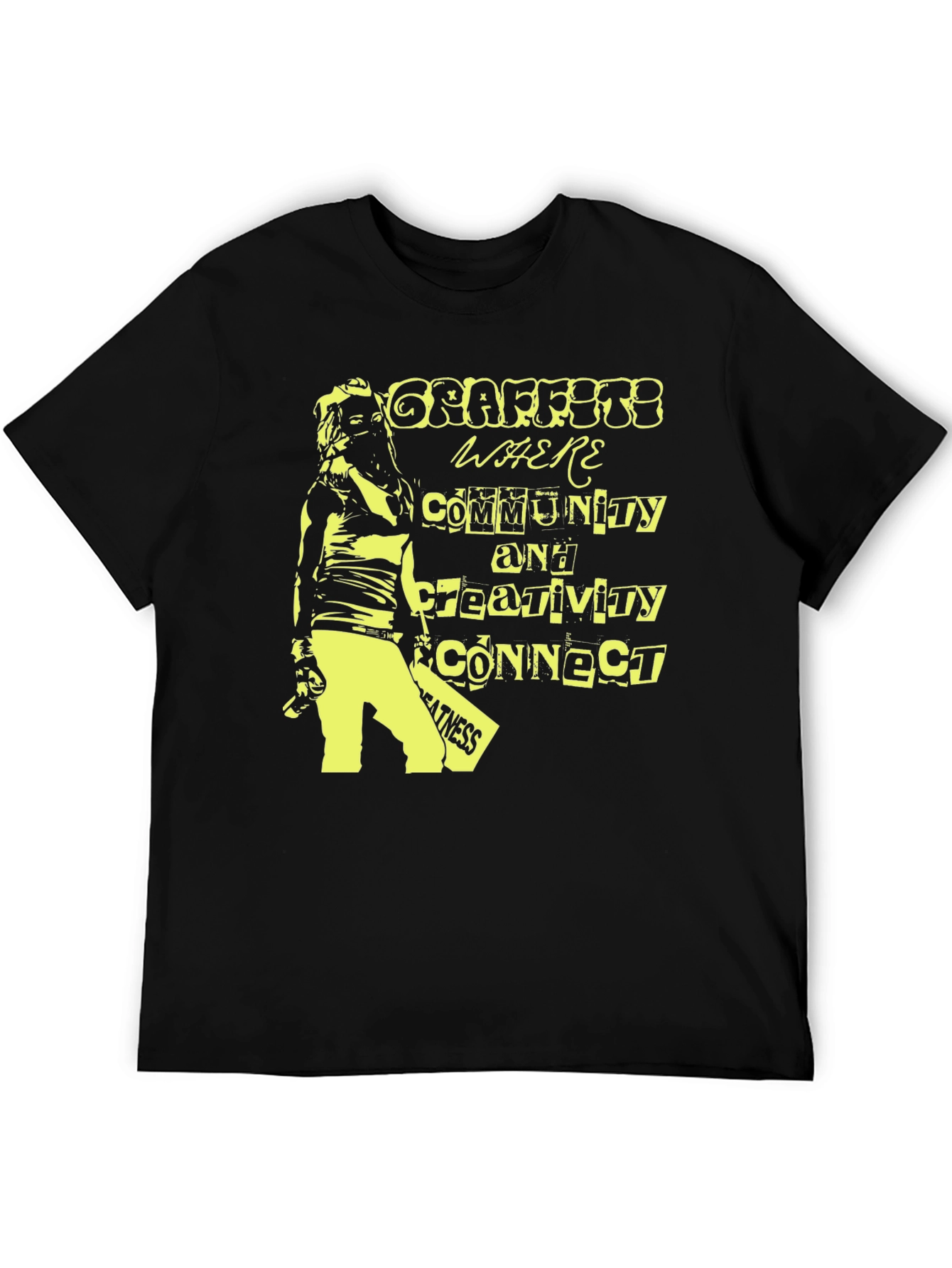 Graffiti Community T-Shirt - Black