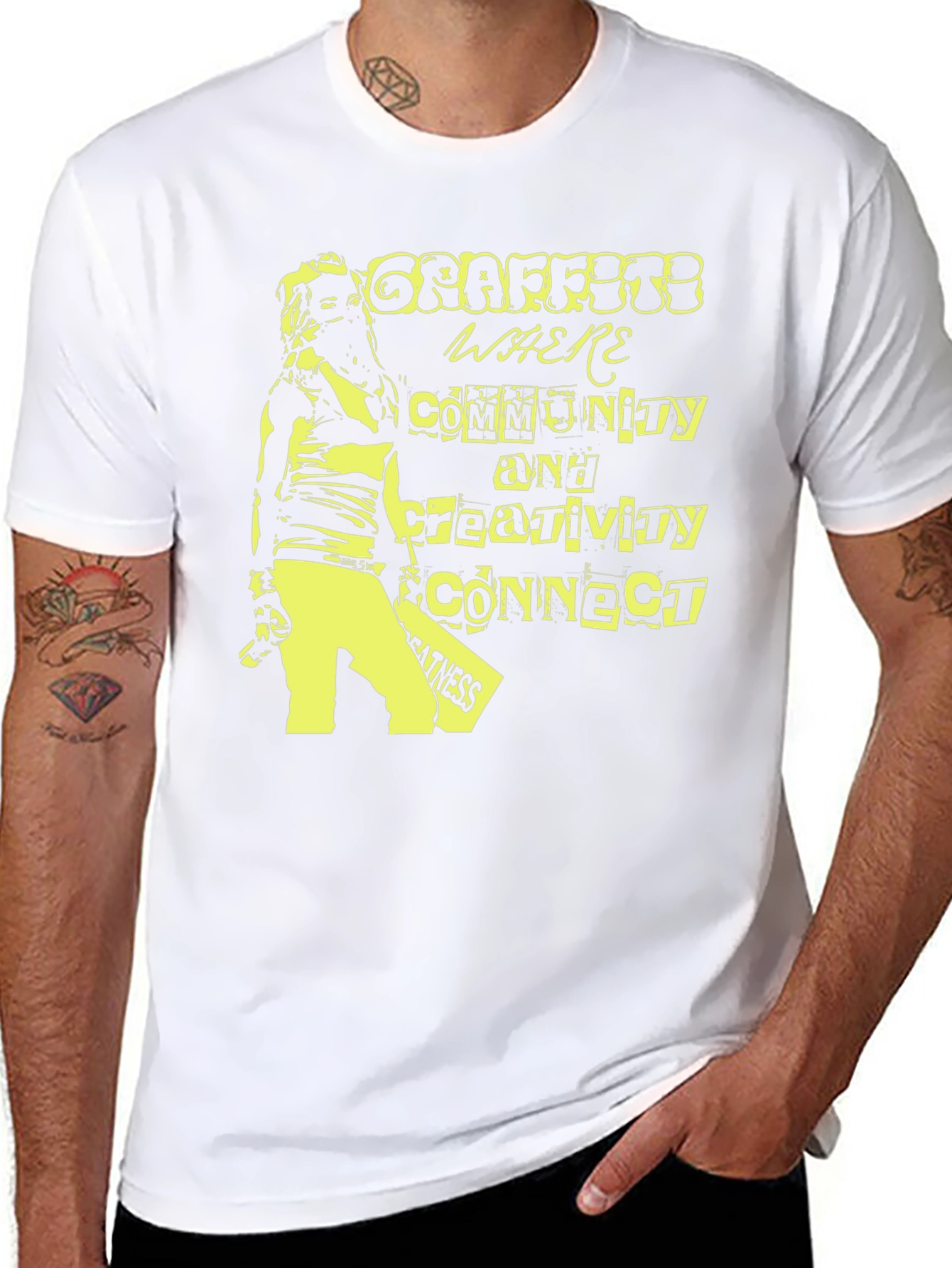 Graffiti Community T-Shirt - Black